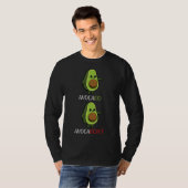 アボカドビーガン野菜フルーツモチベーション Tシャツ (正面フル)