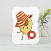 アボカドビーチガールとサンハットとスイムリング (スタンド正面)