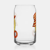 アボカドビーチガールとサンハットとスイムリング ガラス缶 (左)