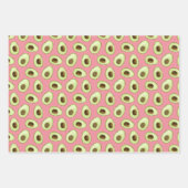 アボカドピンク ラッピングペーパーシート (正面3)