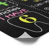 アボカドファースト誕生日黒板 ポスター (角)