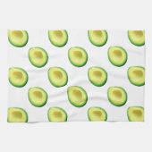 アボカドフィエスタグアカモールグリーン4Flo キッチンタオル (横)