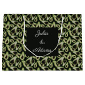 アボカドフエグリーン抱き枕 ラージペーパーバッグ (正面)