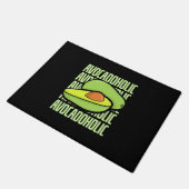 アボカドフルーツフード ドアマット (アングル)