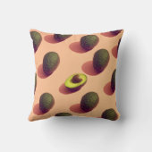 アボカドフルーツポトレイト クッション (裏面)