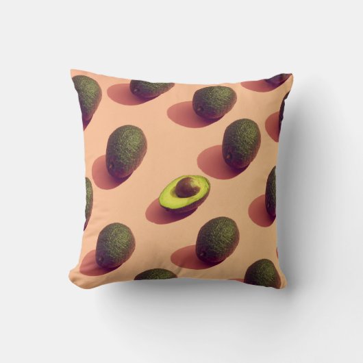 アボカドフルーツポトレイト クッション (正面)