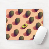 アボカドフルーツポトレイト マウスパッド (マウス)