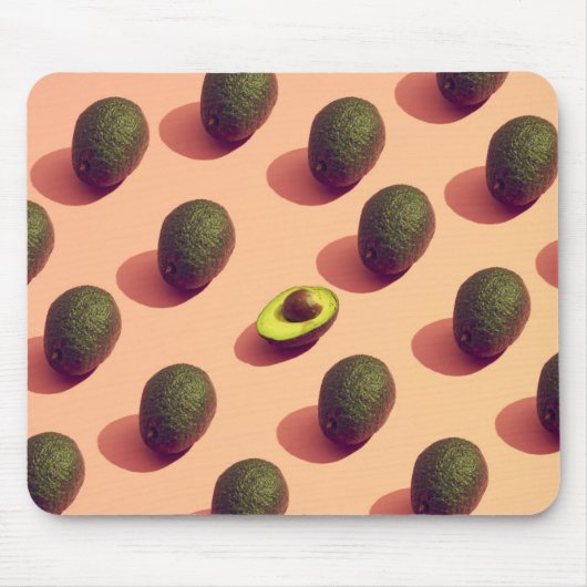 アボカドフルーツポトレイト マウスパッド (正面)