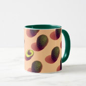 アボカドフルーツポトレイト マグカップ (正面右)