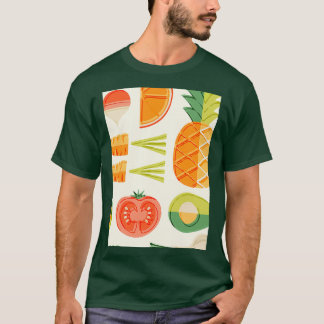 アボカドフルーツ魅力的スタイル Tシャツ