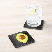 「アボカドフルーツ」かわいい写真。買今 コースター (右側)