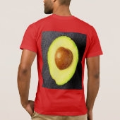 「アボカドフルーツ」かわいい写真。買今 Tシャツ (裏面)