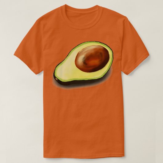 アボカドフード付きスウェットシャツ Tシャツ (デザイン正面)