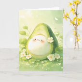 アボカドブリス カード (黄色い花)