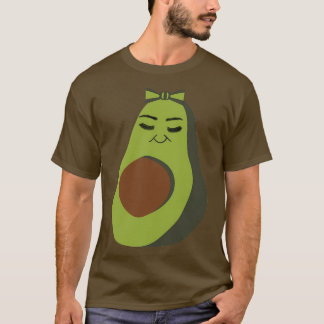 アボカドプラッシュパターンキュートなアボカドアボカドアボカド Tシャツ