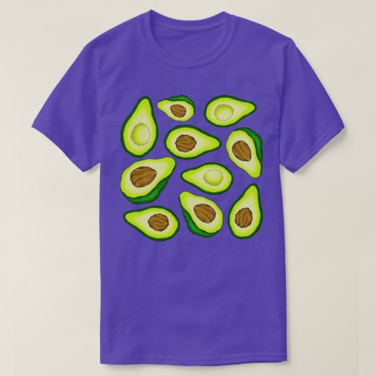 アボカドプリント2 Tシャツ (デザイン正面)