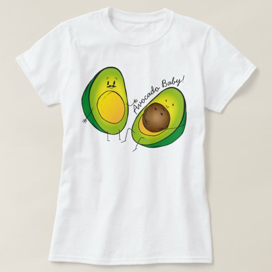 アボカドベビーTシャツ Tシャツ (デザイン正面)