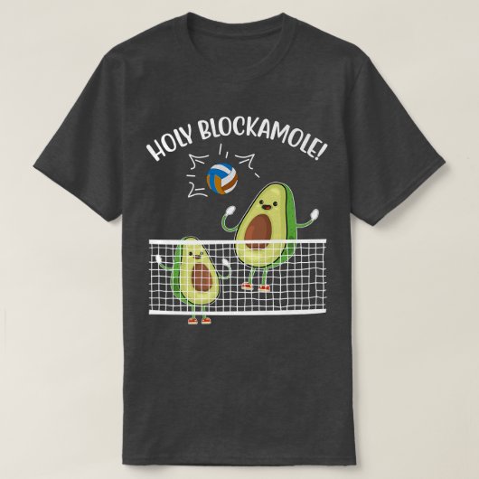 アボカドホーリーブラックカモールバレーボールオーバーアスリートG Tシャツ (デザイン正面)