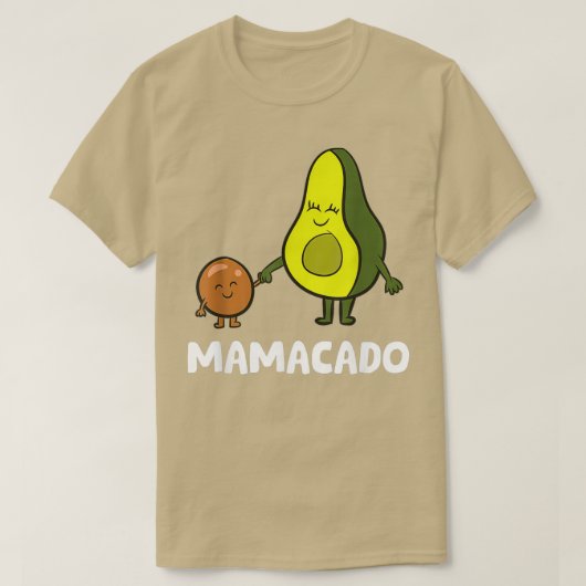 アボカドマアボカドママおもしろいマアボカドマママカド8 Tシャツ (デザイン正面)