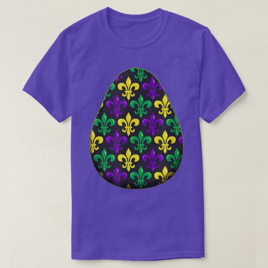 アボカドマルディグラ Tシャツ (デザイン正面)