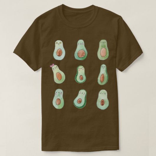 アボカドムード2 Tシャツ (デザイン正面)