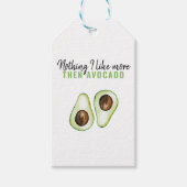 アボカドモダンラバーギフト用グリーンアボカド引用文 ギフトタグ (正面)