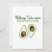アボカドモダンラバーギフト用グリーンアボカド引用文 シーズンカード (正面)