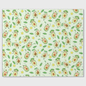 アボカドラッピング紙 ラッピングペーパー (フラット)