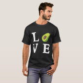 アボカドラブアボカドフード Tシャツ (正面フル)