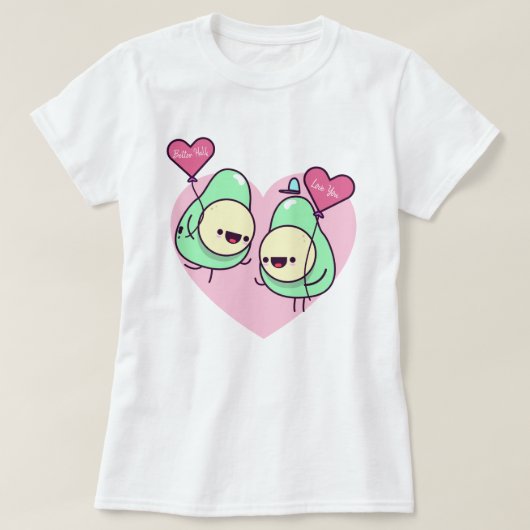 アボカドラブTシャツ Tシャツ (デザイン正面)