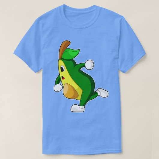 アボカドランナランニングーのスポーツ Tシャツ (デザイン正面)