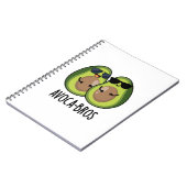 アボカド兄弟の面白いアボカドダジャレ ノートブック (左側)