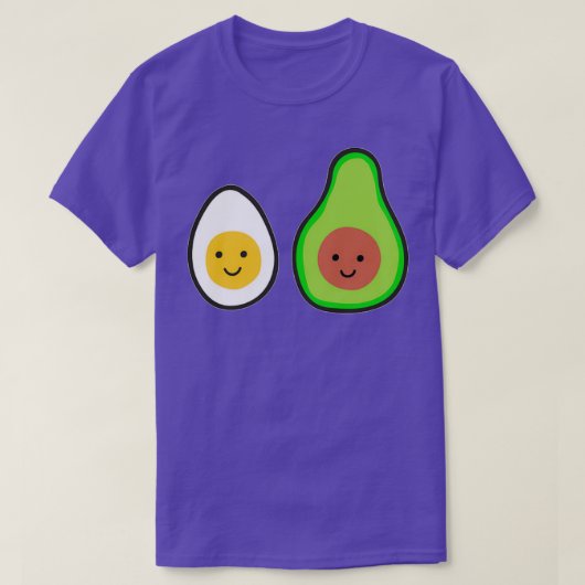 アボカド卵5 Tシャツ (デザイン正面)