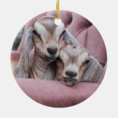 アボカド及びSmooshieの休日のオーナメント セラミックオーナメント (裏面)