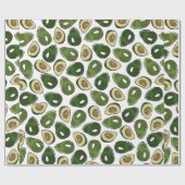 アボカド型 ラッピングペーパー (フラット)