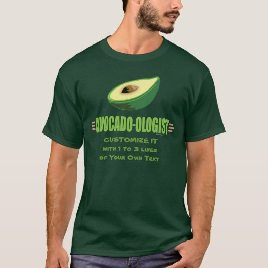 アボカド大好きおもしろデザイン Tシャツ (正面)