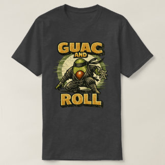 アボカド忍者 - GUAC AND ROLL ヒーロー Tシャツ