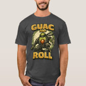 アボカド忍者 - GUAC AND ROLL ヒーロー Tシャツ (正面)
