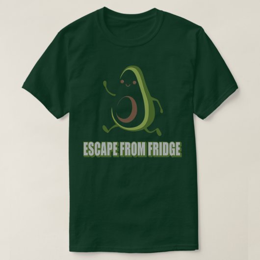 アボカド愛好家4 Tシャツ (デザイン正面)