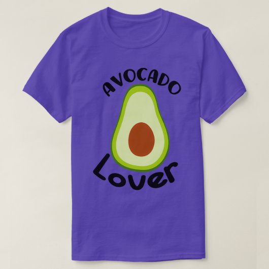 アボカド愛好家8 Tシャツ (デザイン正面)