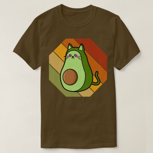 アボカド愛好家 Tシャツ (デザイン正面)