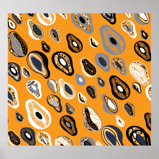 アボカド愛：オーガニックヴィンテージスタイル ポスター (正面)