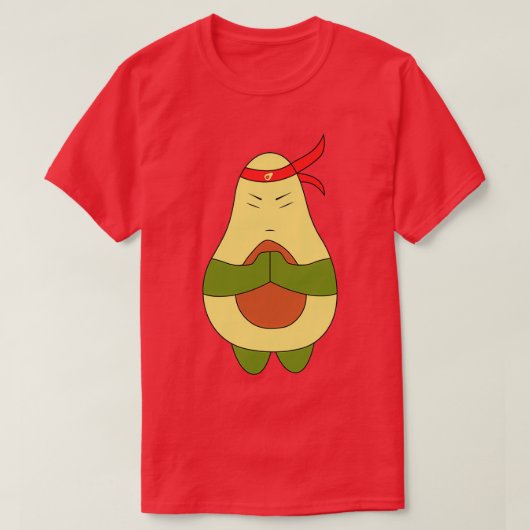 アボカド戦 Tシャツ (デザイン正面)
