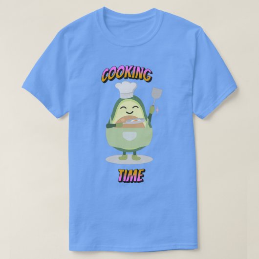 アボカド料理時間5 Tシャツ (デザイン正面)