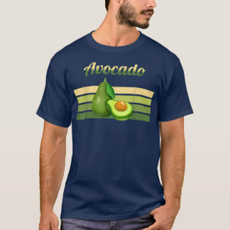 アボカド新鮮レトロビーガンベジタリアン植物ベースGi Tシャツ
