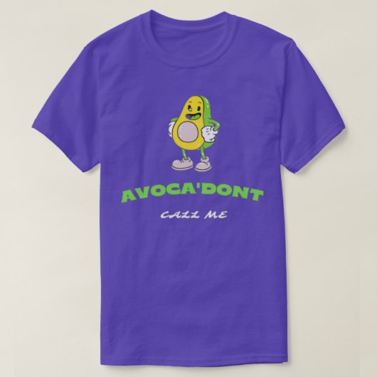アボカド果実アボカド怒果実 Tシャツ (デザイン正面)