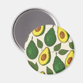 アボカド模様 マグネット (正面/裏面)