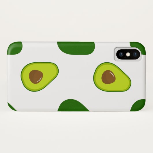 アボカド模様 Case-Mate iPhoneケース (裏面(横))