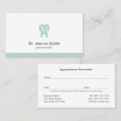 アボカド歯科モノグラム歯科アポイントメント 予約カード (正面/裏面)