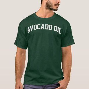アボカド油ヴィンテージスポーツカレッジジムおもしろいアーチ Tシャツ